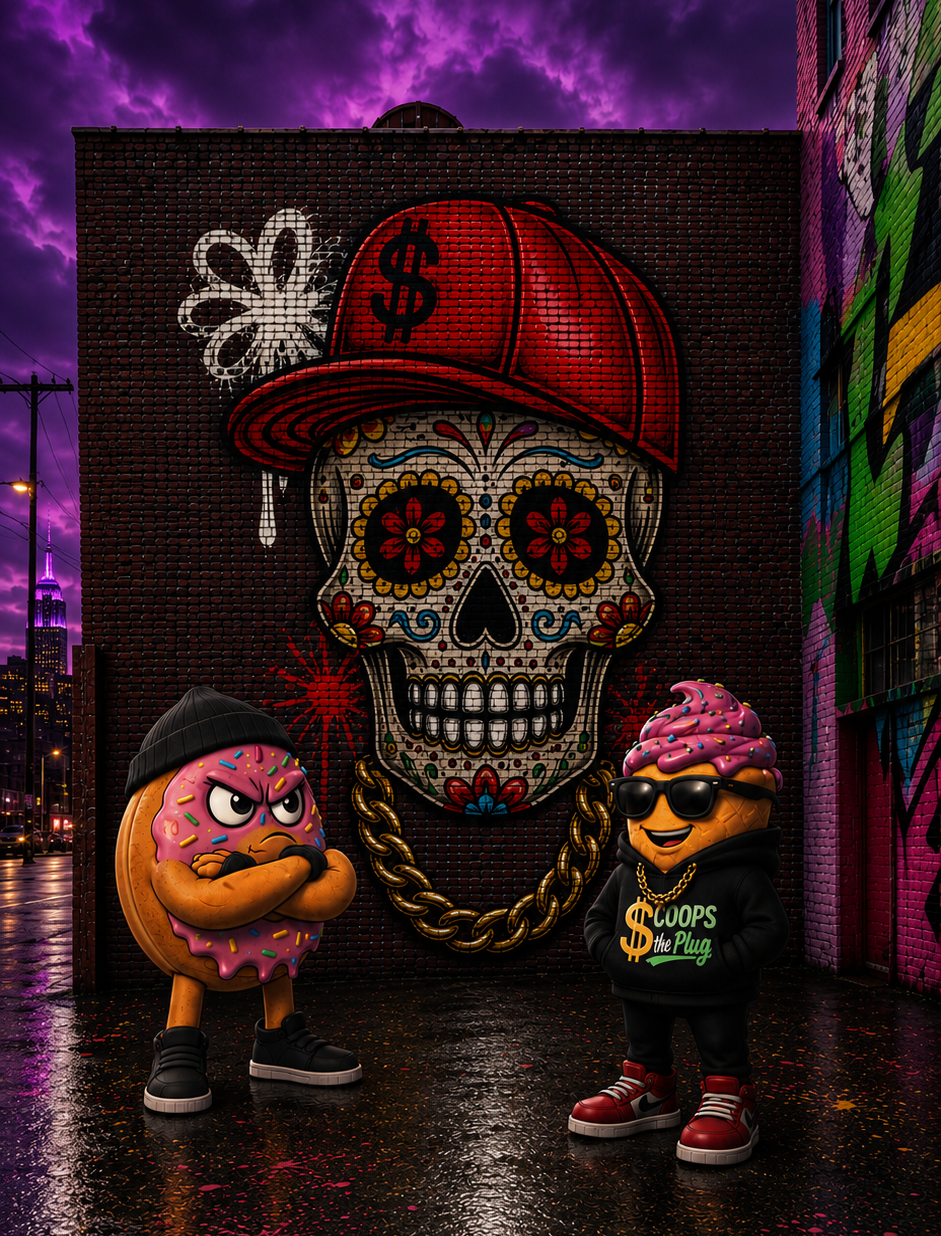 Drip to the Bone Hoodie — Splatter City™ Mural Edition
