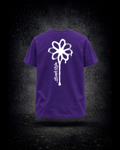 Street Style Signature Tee – Purple Edition