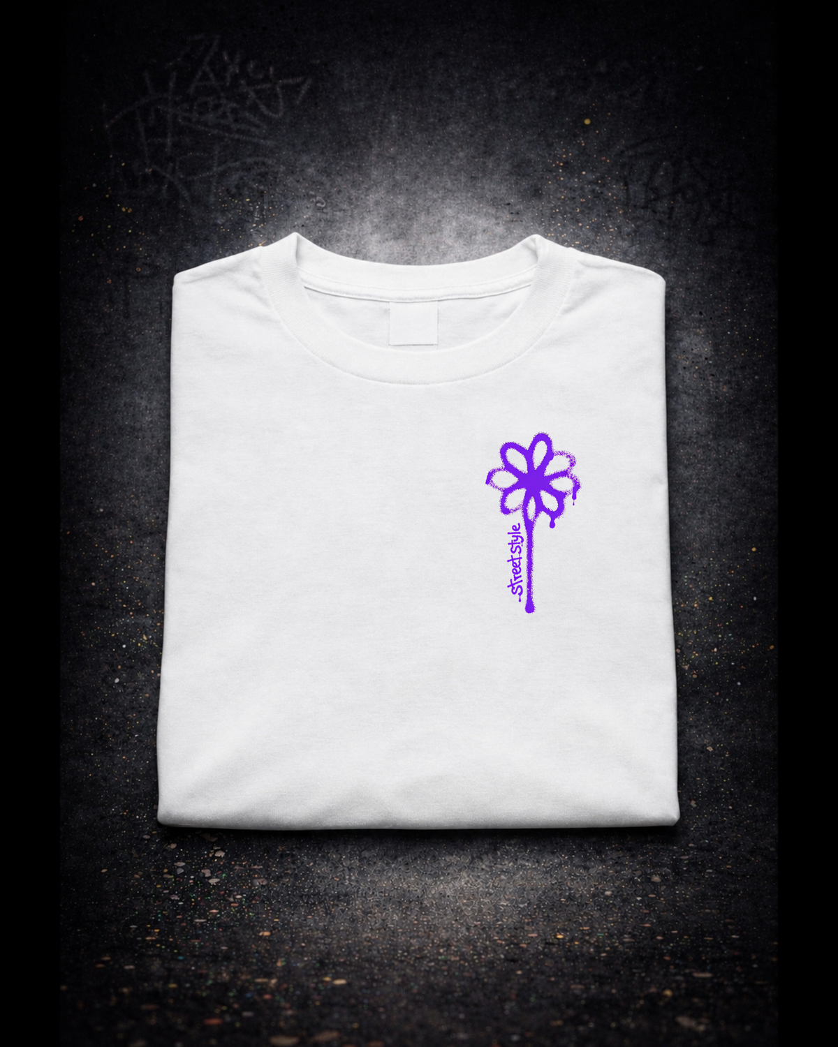 Street Style Signature Tee – White Edition