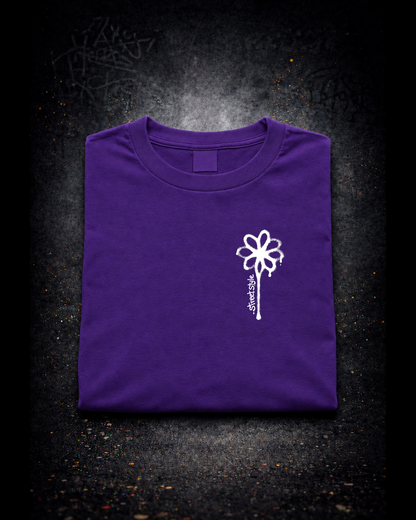 Street Style Signature Tee – Purple Edition