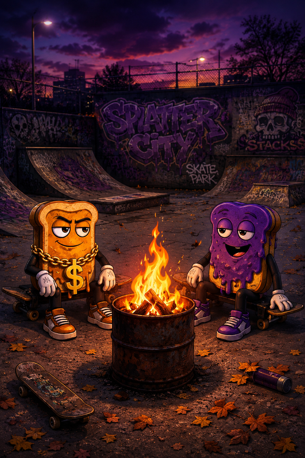 PB&J Bread Winners Tee — Splatter City™ Edition