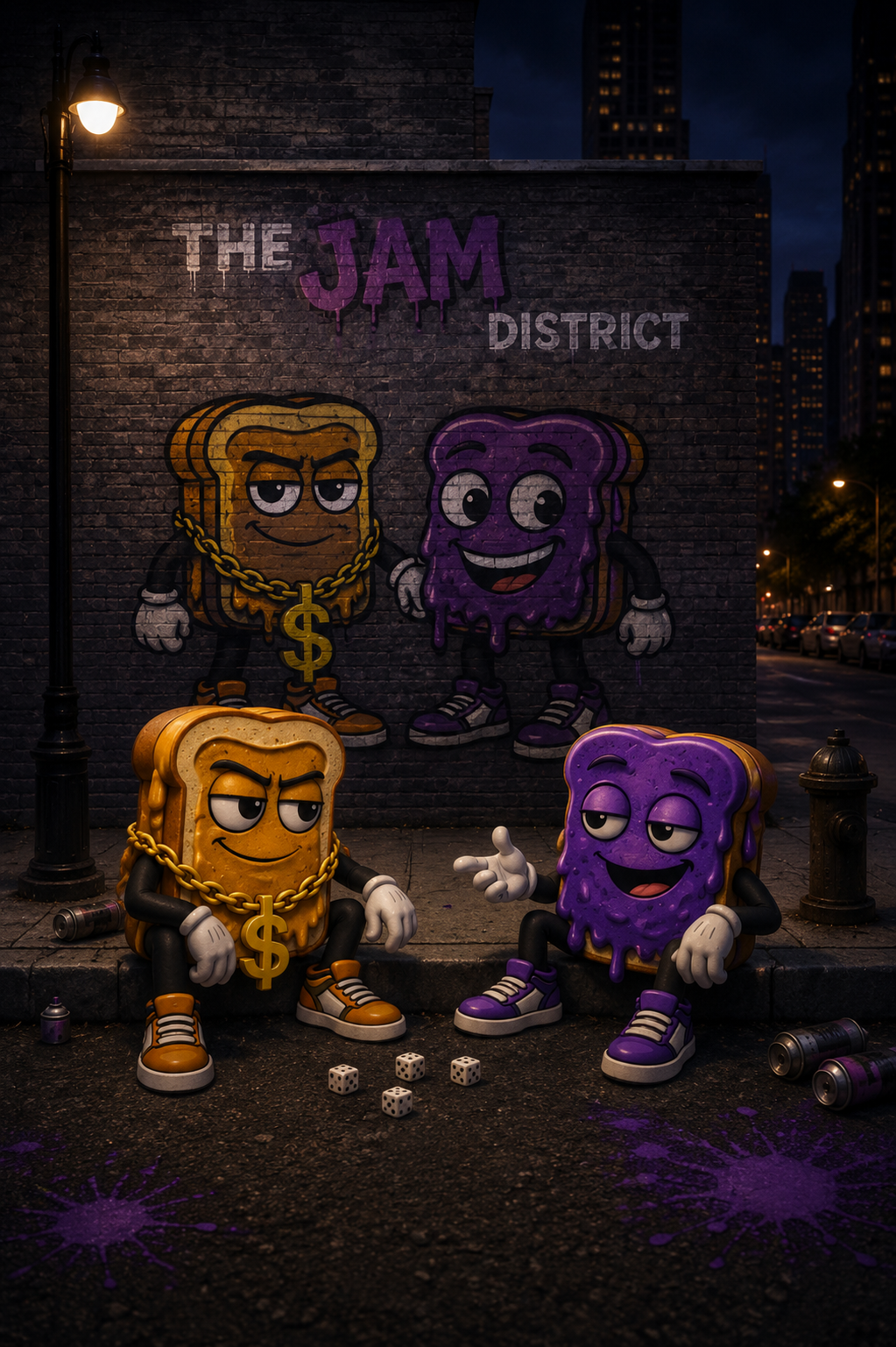 PB&J Bread Winners Tee — Splatter City™ Edition