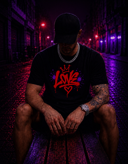 LOVE Graffiti Tee – Splatter City™