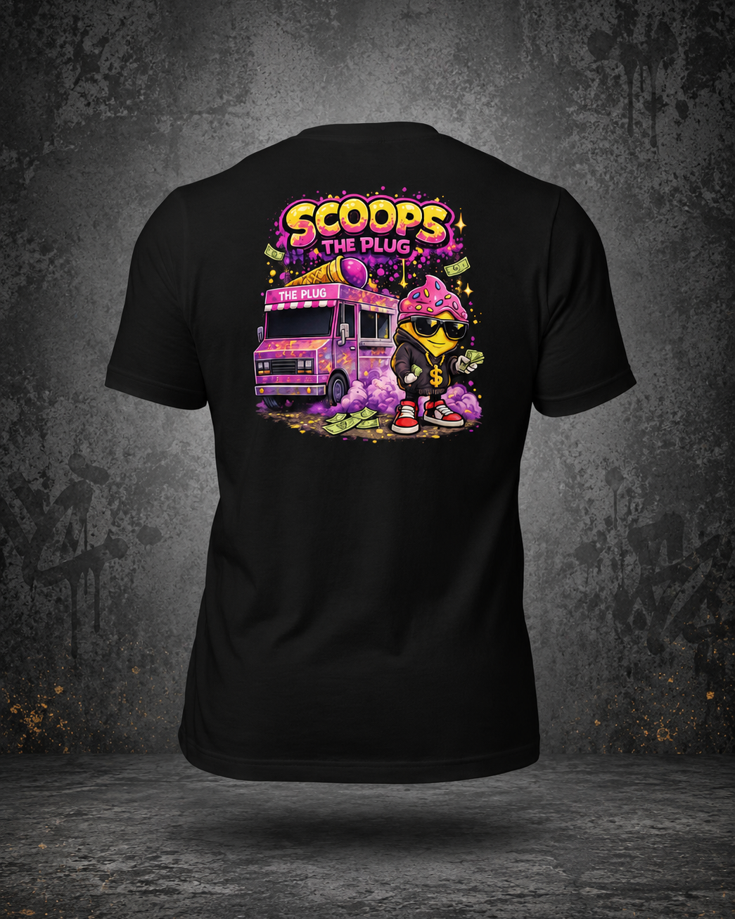 SCOOPS the Plug — Splatter City™ Tee
