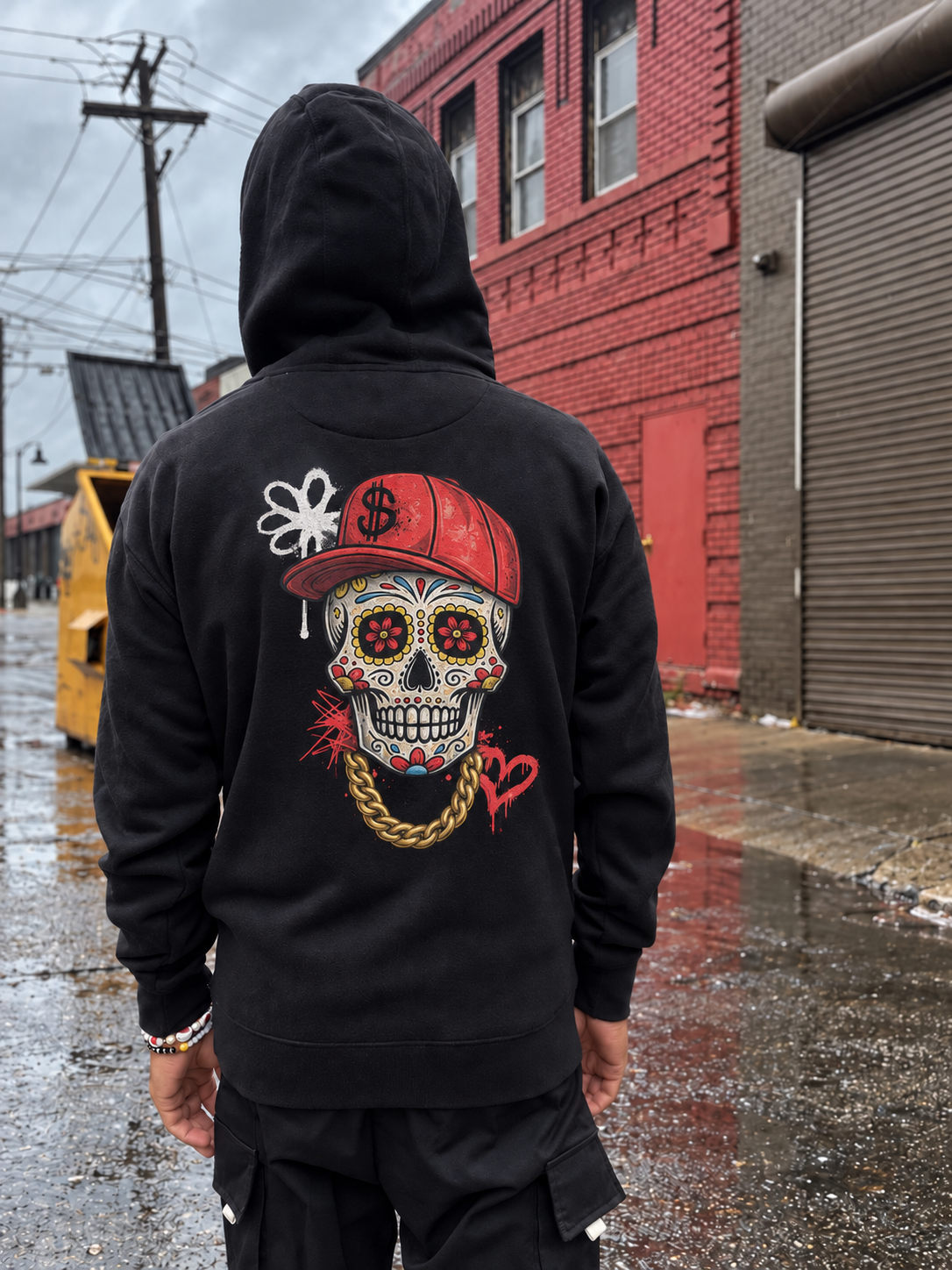 Drip to the Bone Hoodie — Splatter City™ Mural Edition