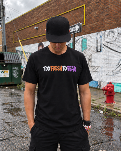 Too Fresh To Fear Heavyweight Tee – Black Edition