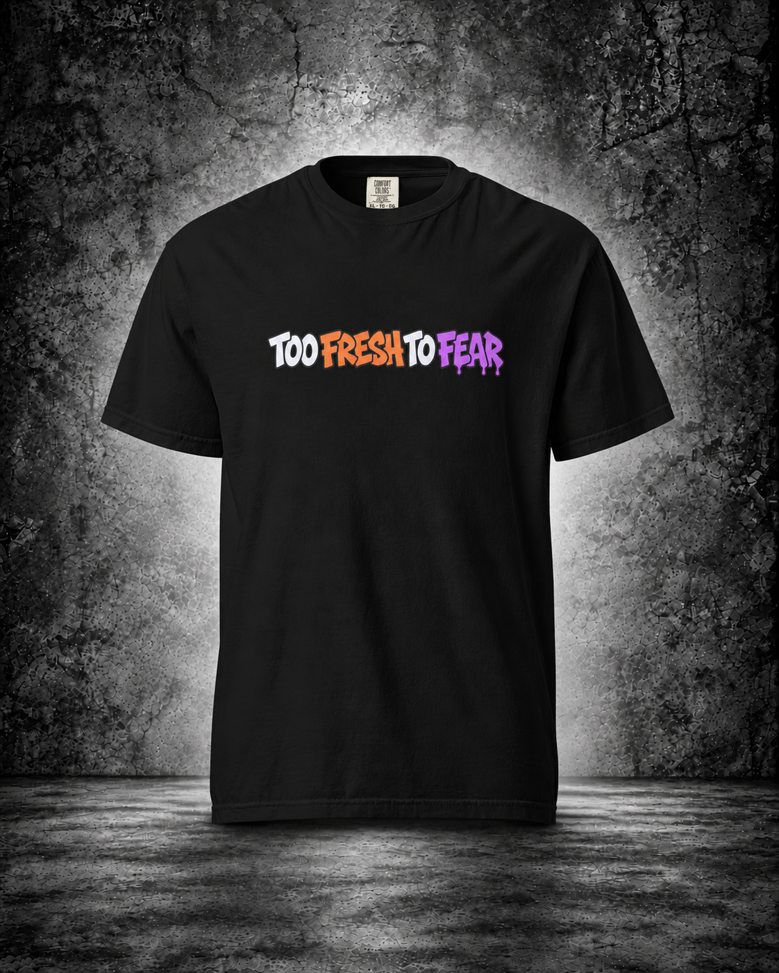 Too Fresh To Fear Heavyweight Tee – Black Edition