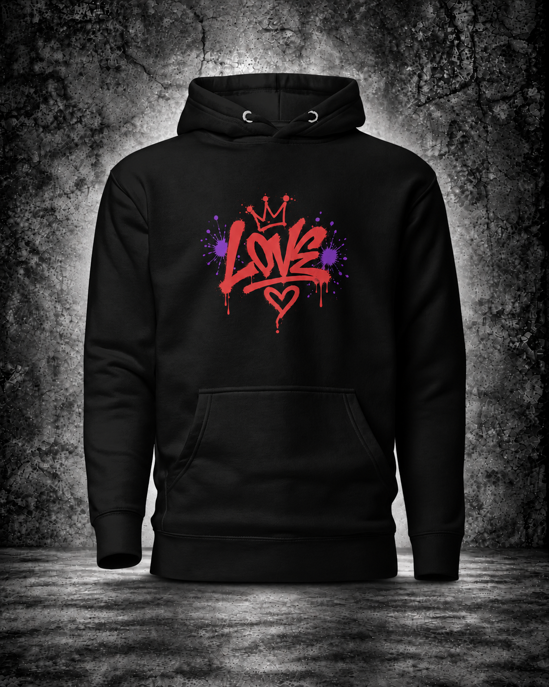 LOVE Graffiti Hoodie – Splatter City™