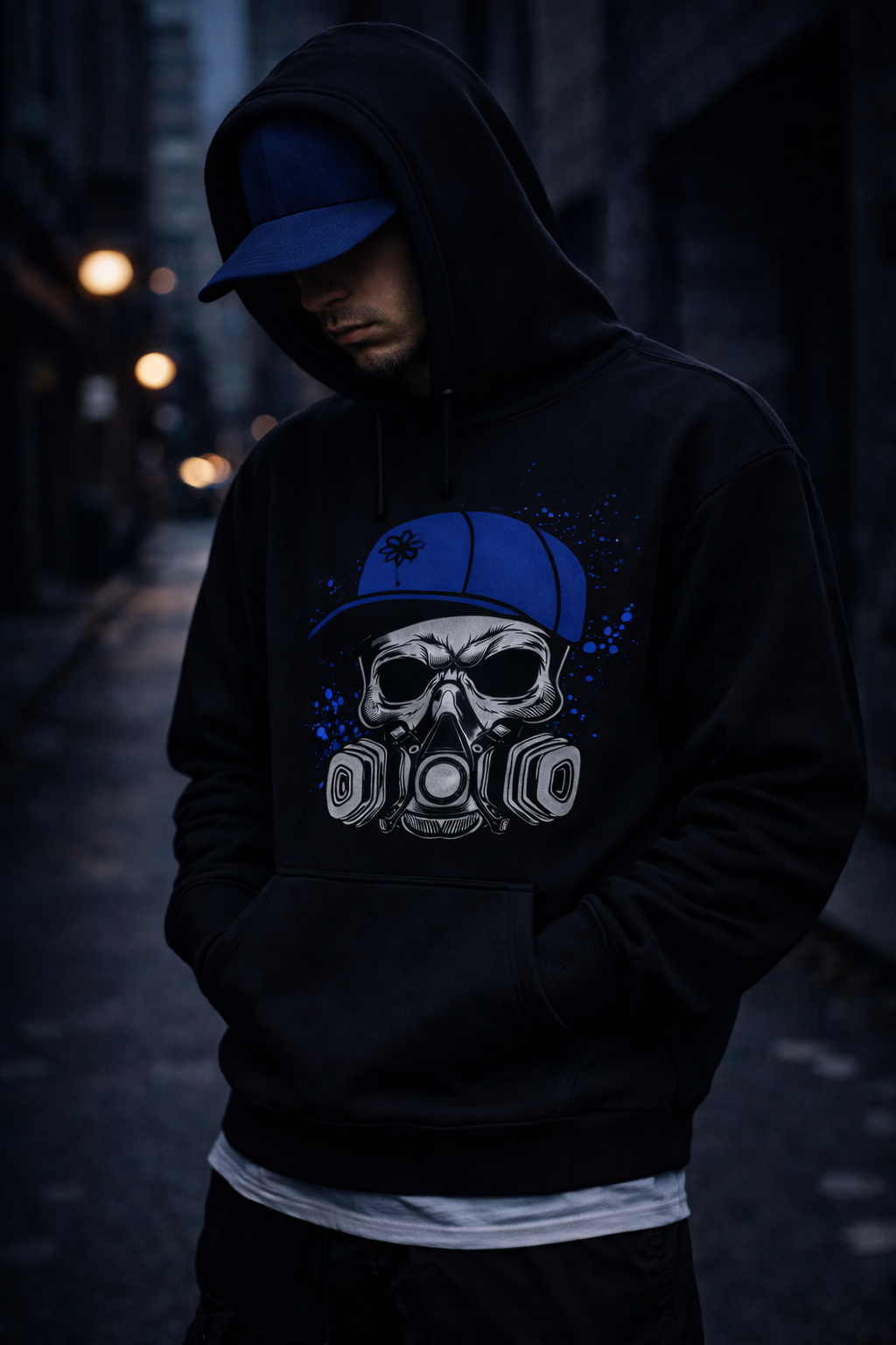 Always Repping Street Style™ Skull Logo Hoodie – Built by the Grind