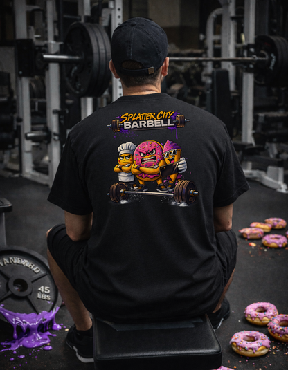 Glaze & The Barbell Crew – Splatter City Edition | Cookin’ Iron Tee