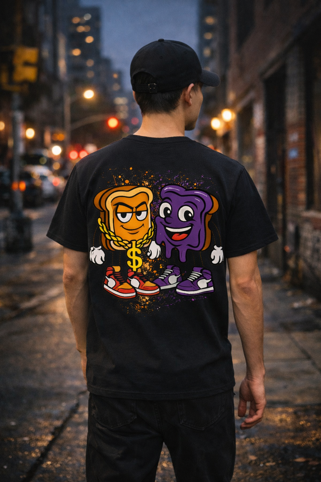 PB&J Bread Winners Tee — Splatter City™ Edition