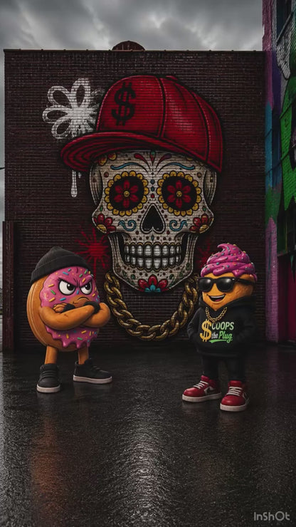 Drip to the Bone - Splatter City Mural Collection