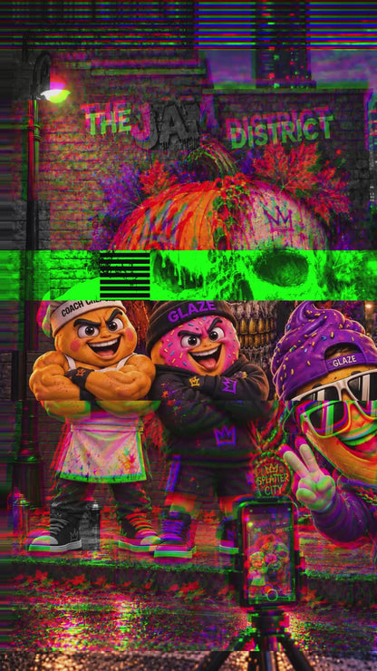 No Tricks, Just Drip Hoodie — Splatter City™ Fall Edition