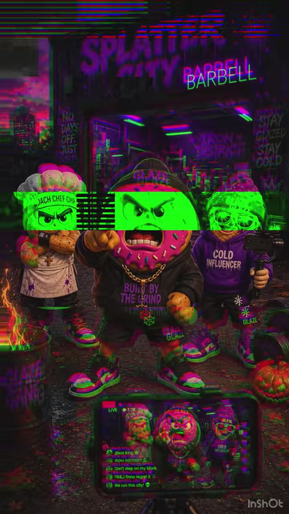 GLAZE the Enforcer Tee — Splatter City™ Edition