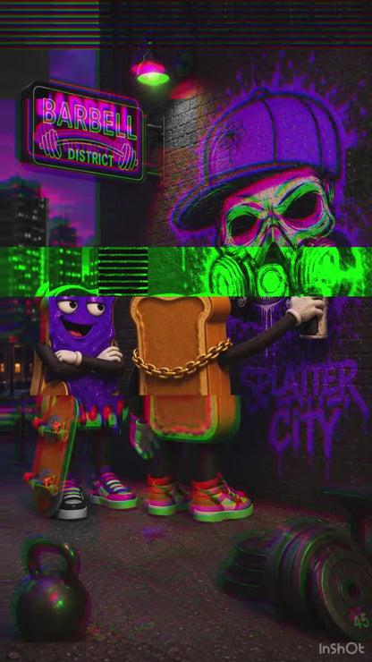 PB&J Bread Winners Tee — Splatter City™ Edition