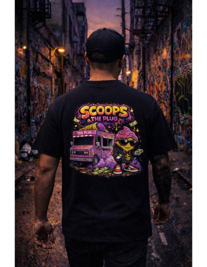 SCOOPS the Plug — Splatter City™ Tee