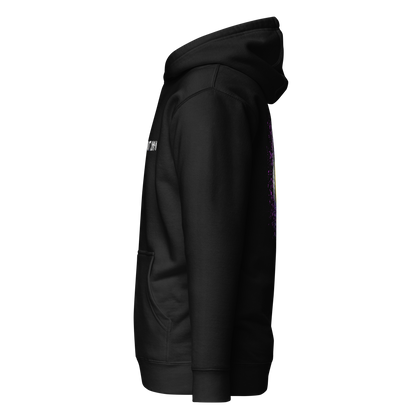 Tune Out. Drop In Hoodie – Smiley Drip Edition